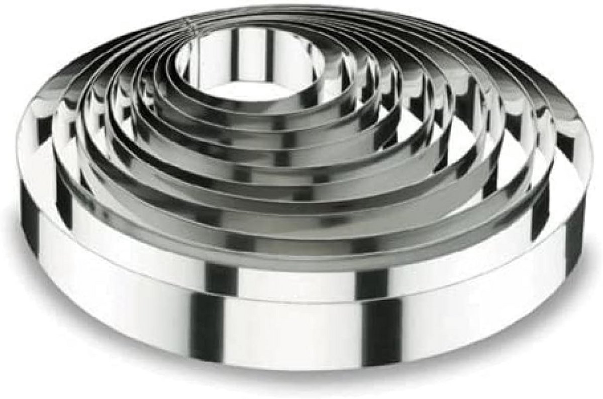 Ronde Taart- en Uitsteekvorm 16 x 6 cm voor Bakken