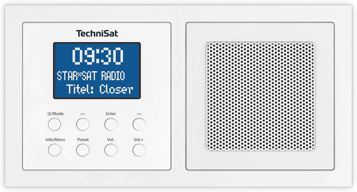 Inbouwradio DAB+ met Bluetooth en Wekker - Compacte inbouwoplossing voor elke ruimte