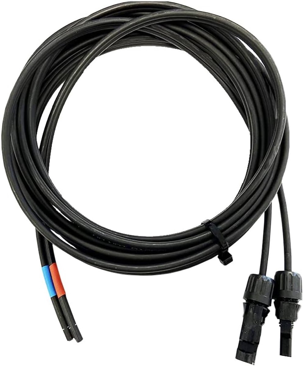 Professionele verbindingskabel voor zonnepaneel en laadregelaar - 4 mm², 10 m