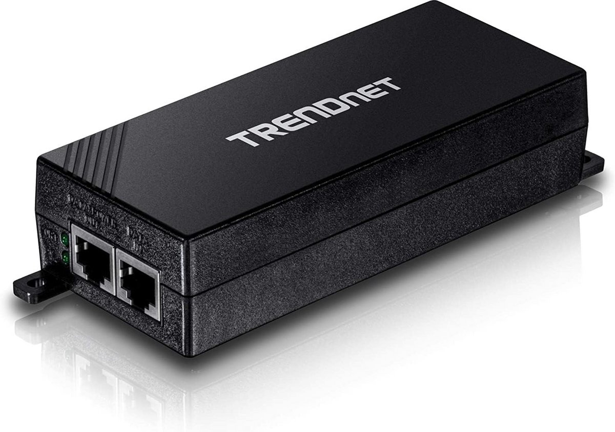 Gigabit Power Over Ethernet Plus Injector voor PoE+ en PoE-verbindingen