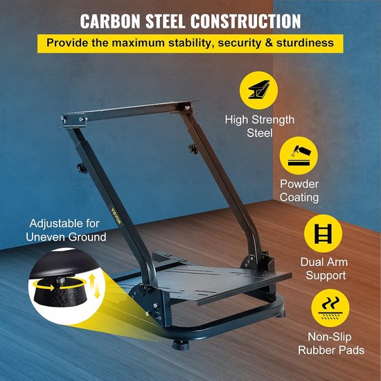 Wheel Stand - Racestuur Standaard - Verstelbaar - Simframe — afbeelding 5