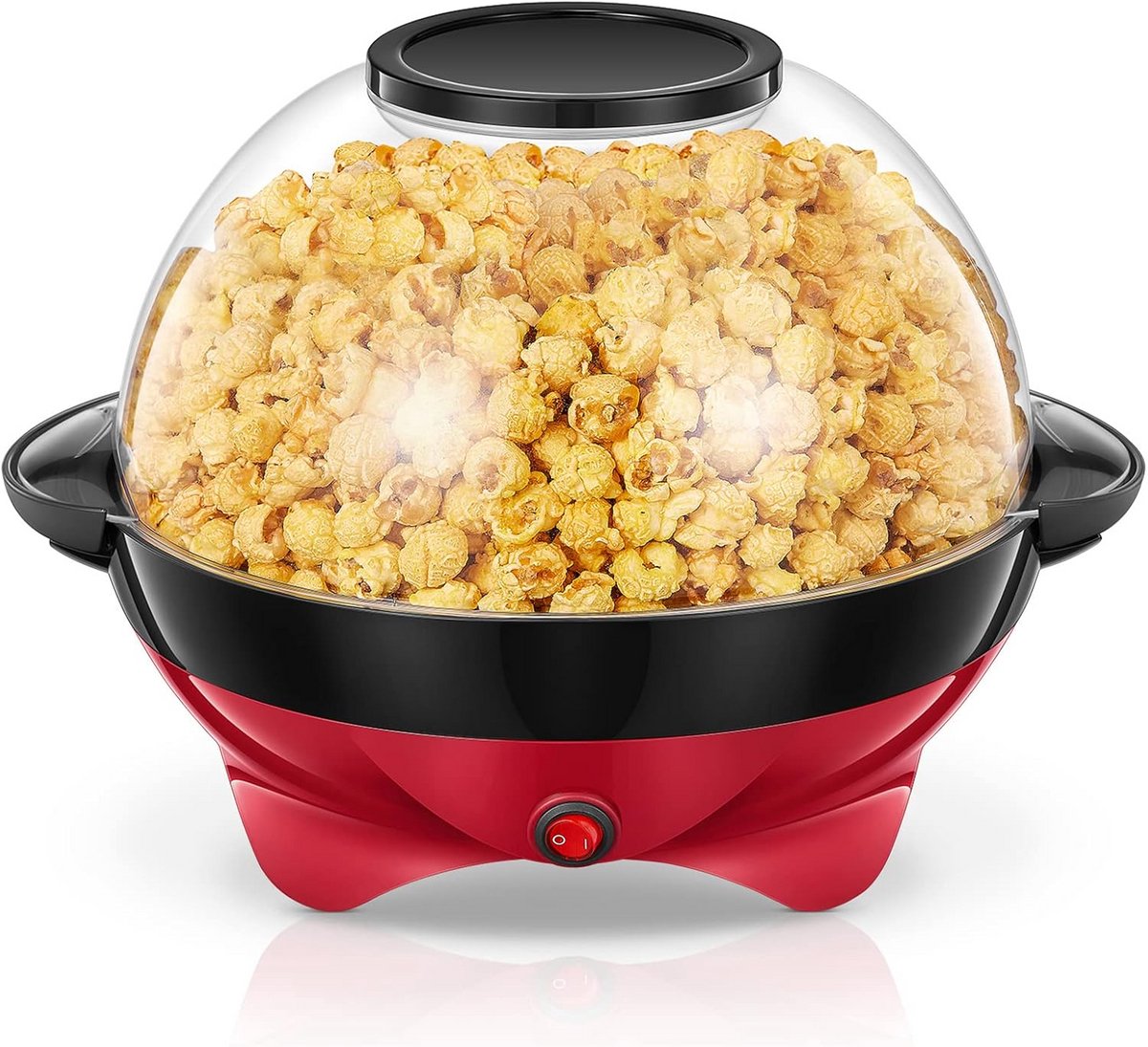 Popcorn machine - Popcornmaker zonder olie - Popcornpan feest en kinderen - Snacktool