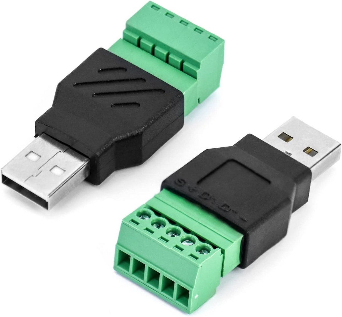 USB terminal adapter converter voor datatransmissie - 2 stuks USB 2.0 type A naar 5-pins