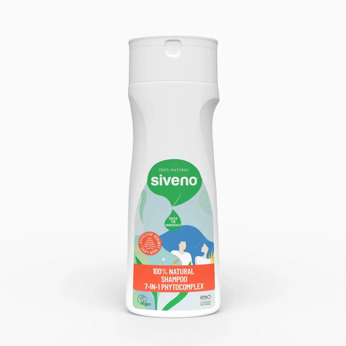 Siveno Natuurlijke Anti-Haaruitval Volume Shampoo, Vegan, 300 ml