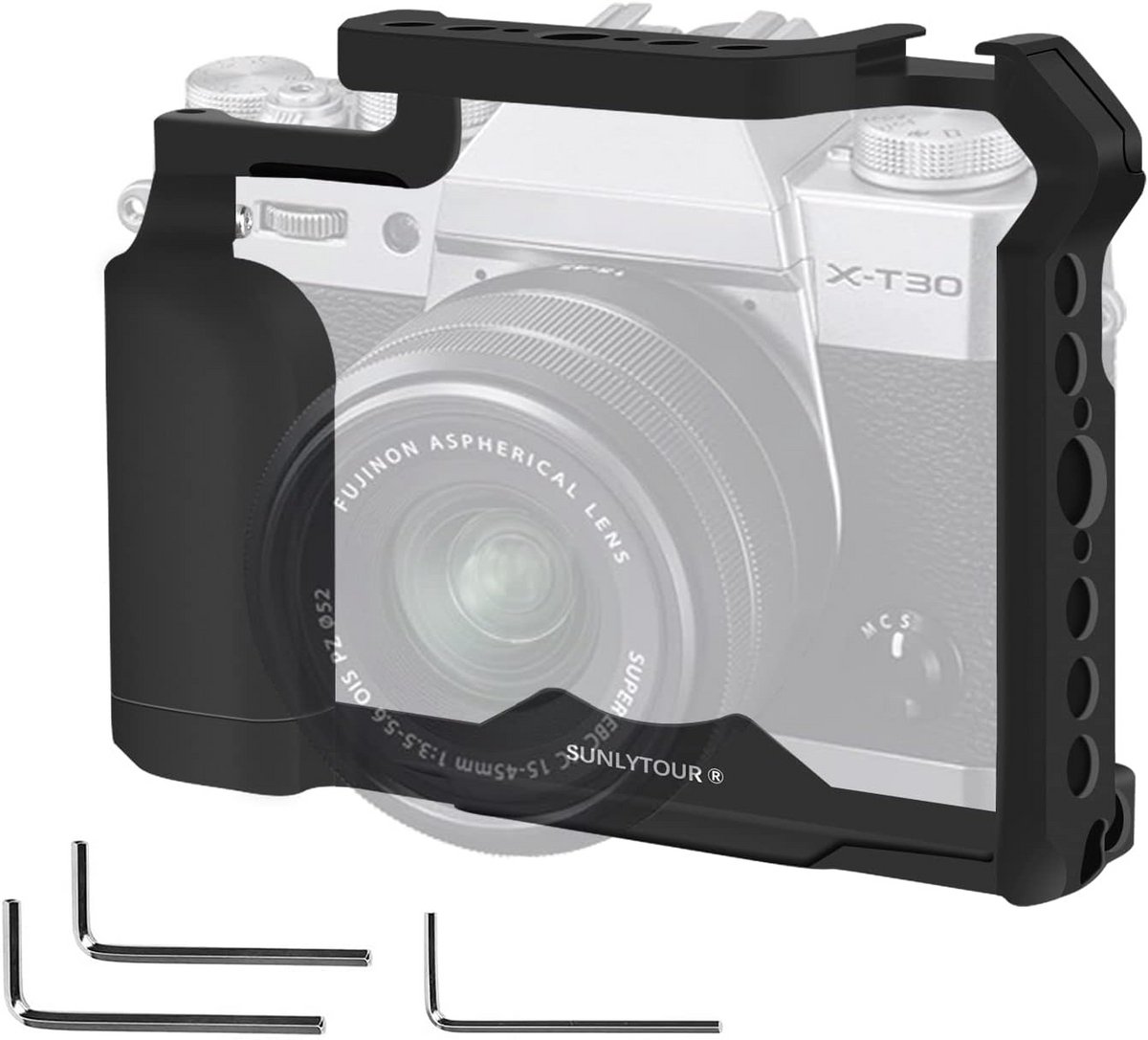 Camerakooi voor Fuji X-T10, X-T20, X-T30 en X-T30 II - Camera Rig voor Veiligheid en Stabiliteit