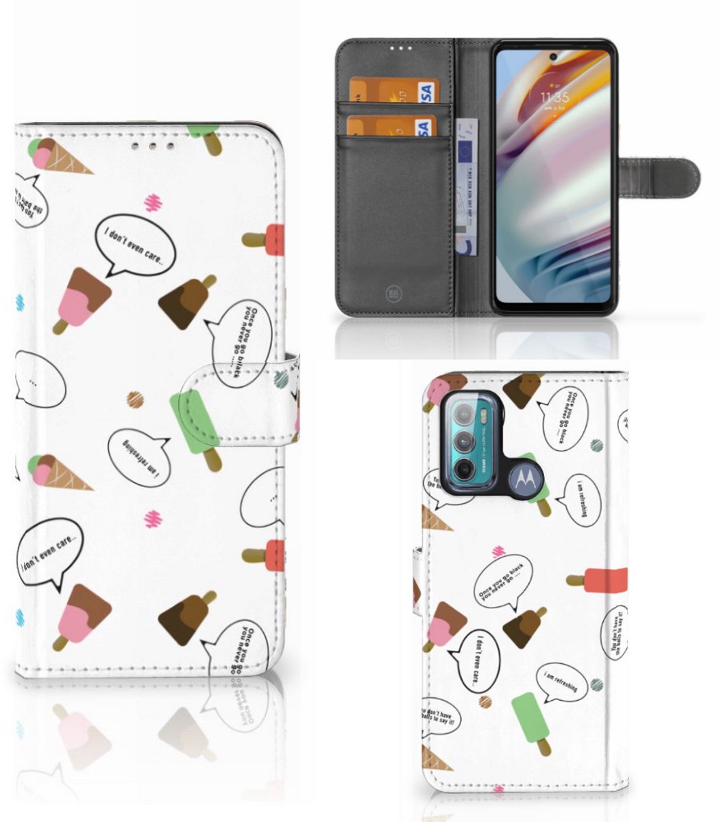 Motorola Moto G60 Book Cover IJsjes