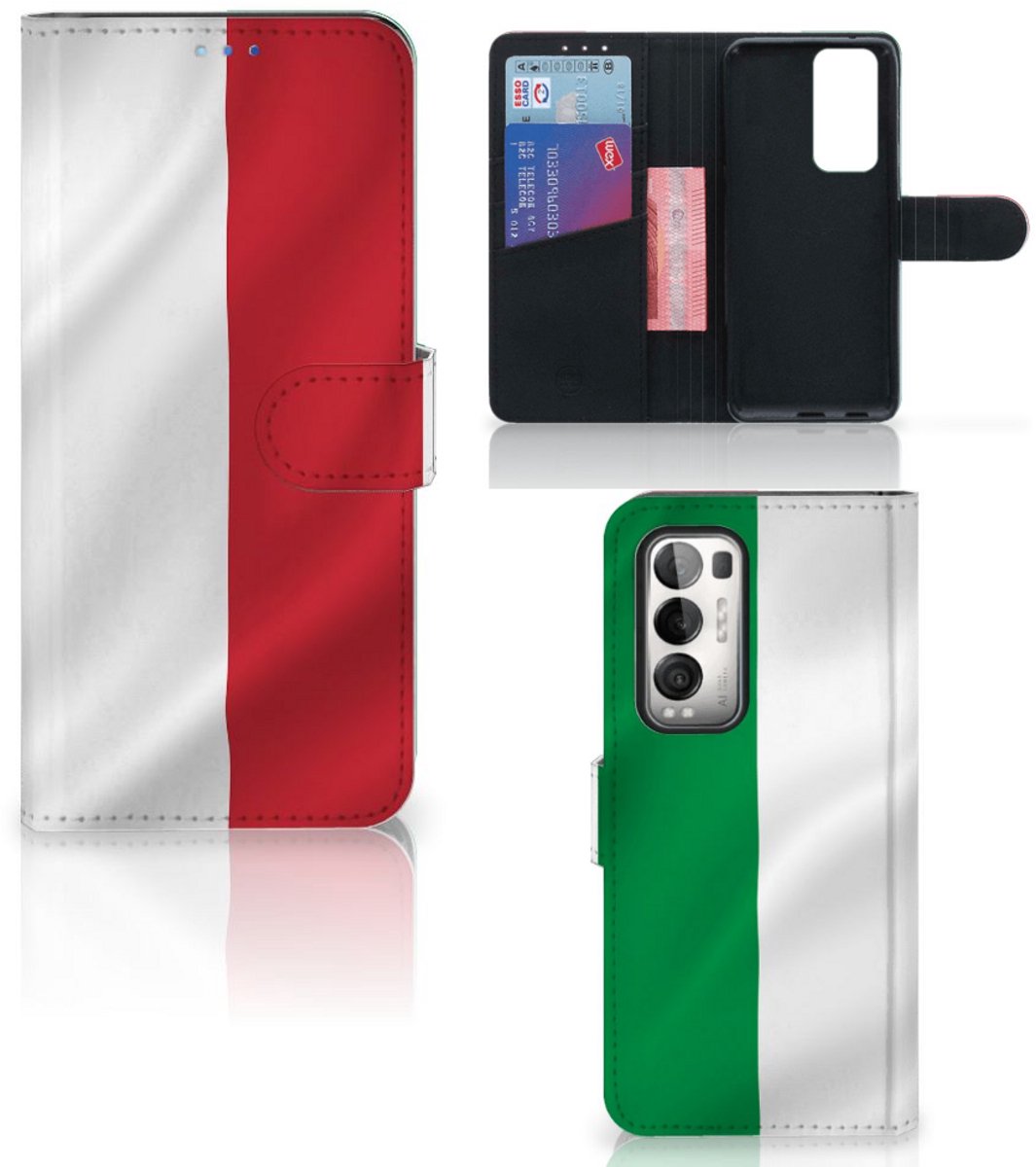 OPPO Find X3 Neo 5G Bookstyle Case Italië