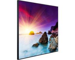 Ecowelle infraroodstraler met afbeelding | 350 watt | 60x60cm | Infrarood verwarming| | Made in Germany