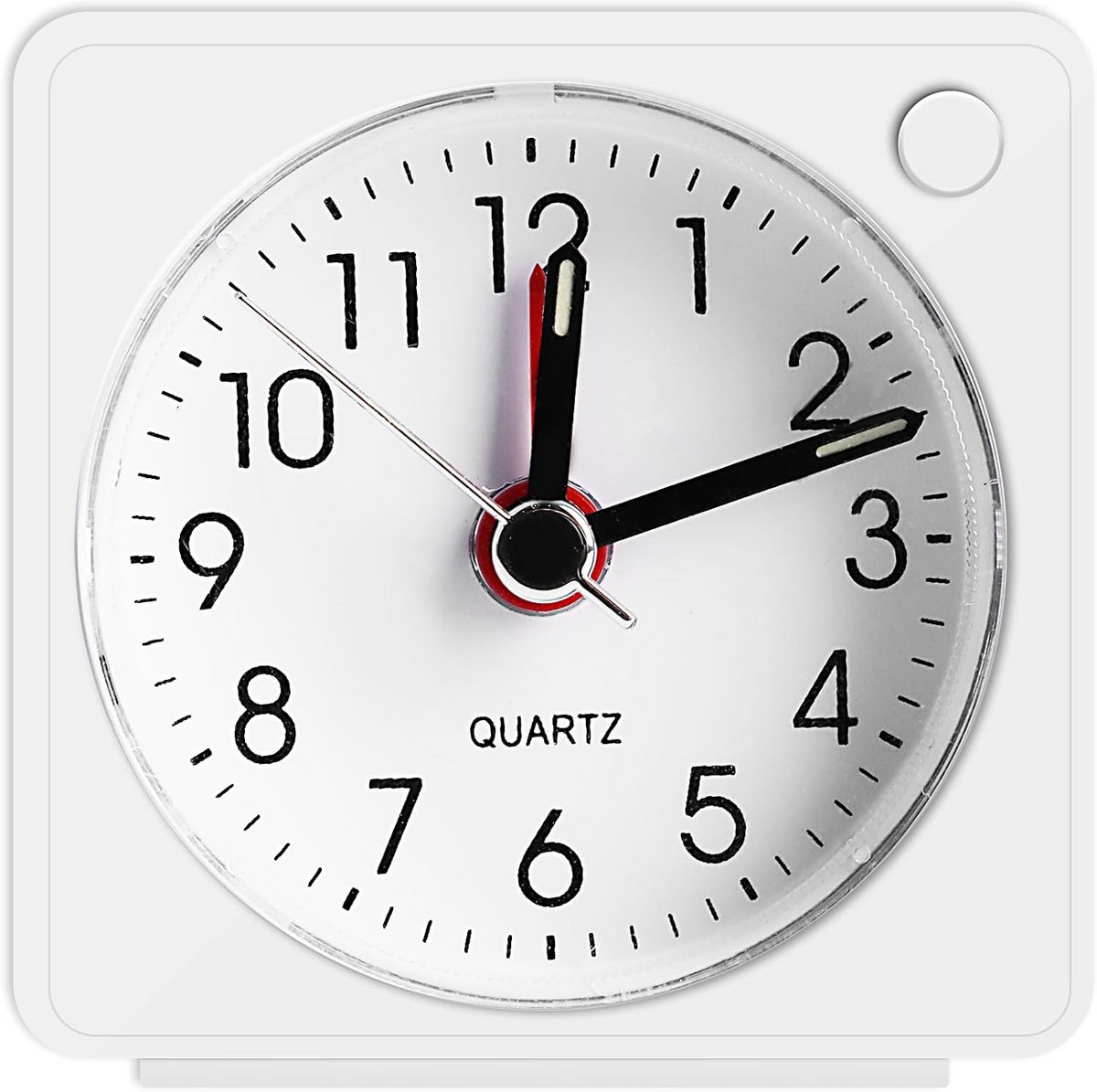 Draagbare Mini Wekker met Snooze en Backlight Functie voor Thuis en Reizen
