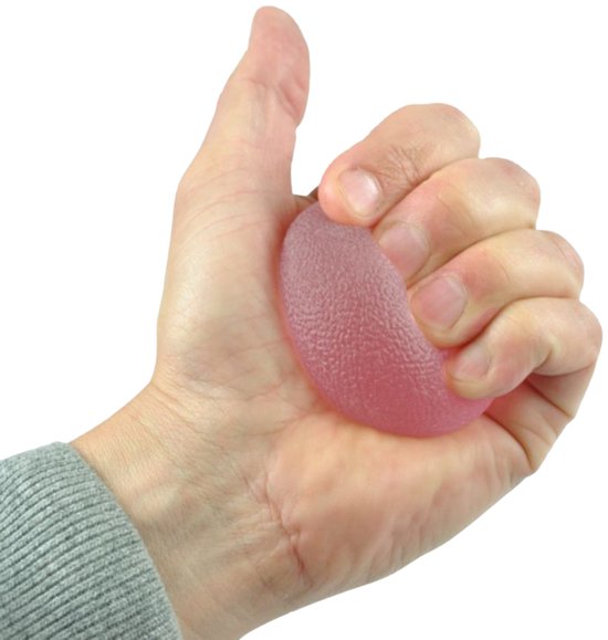 Handtrainer gelbal - rose - extra soft