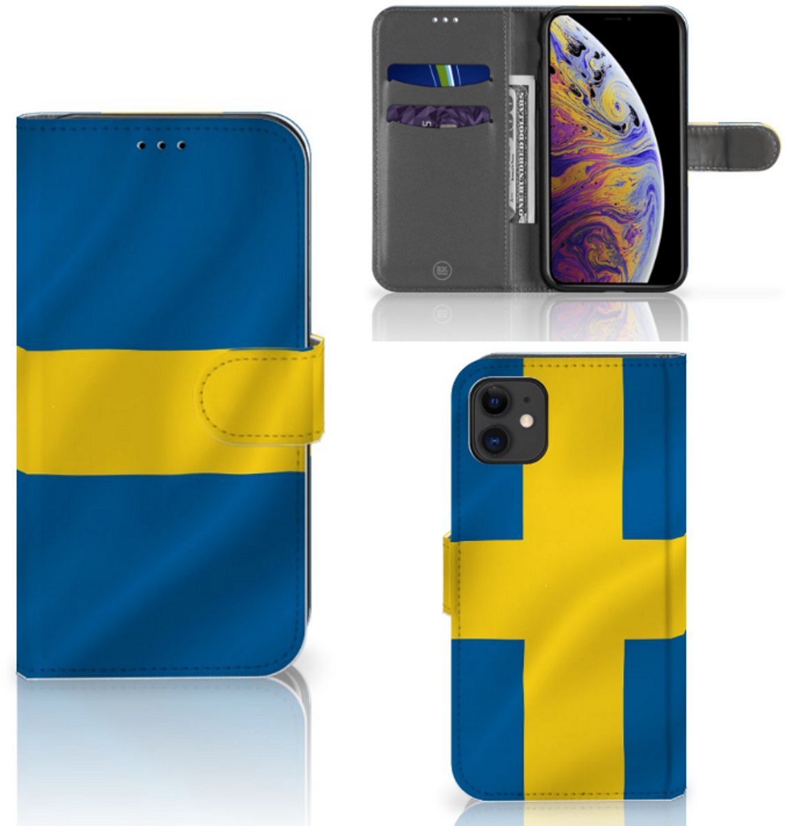 Apple iPhone 11 Bookstyle Case Zweden