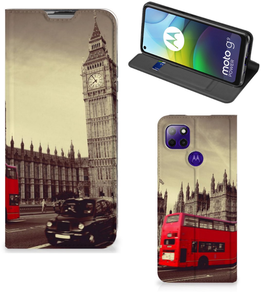 Motorola Moto G9 Power Book Cover Londen