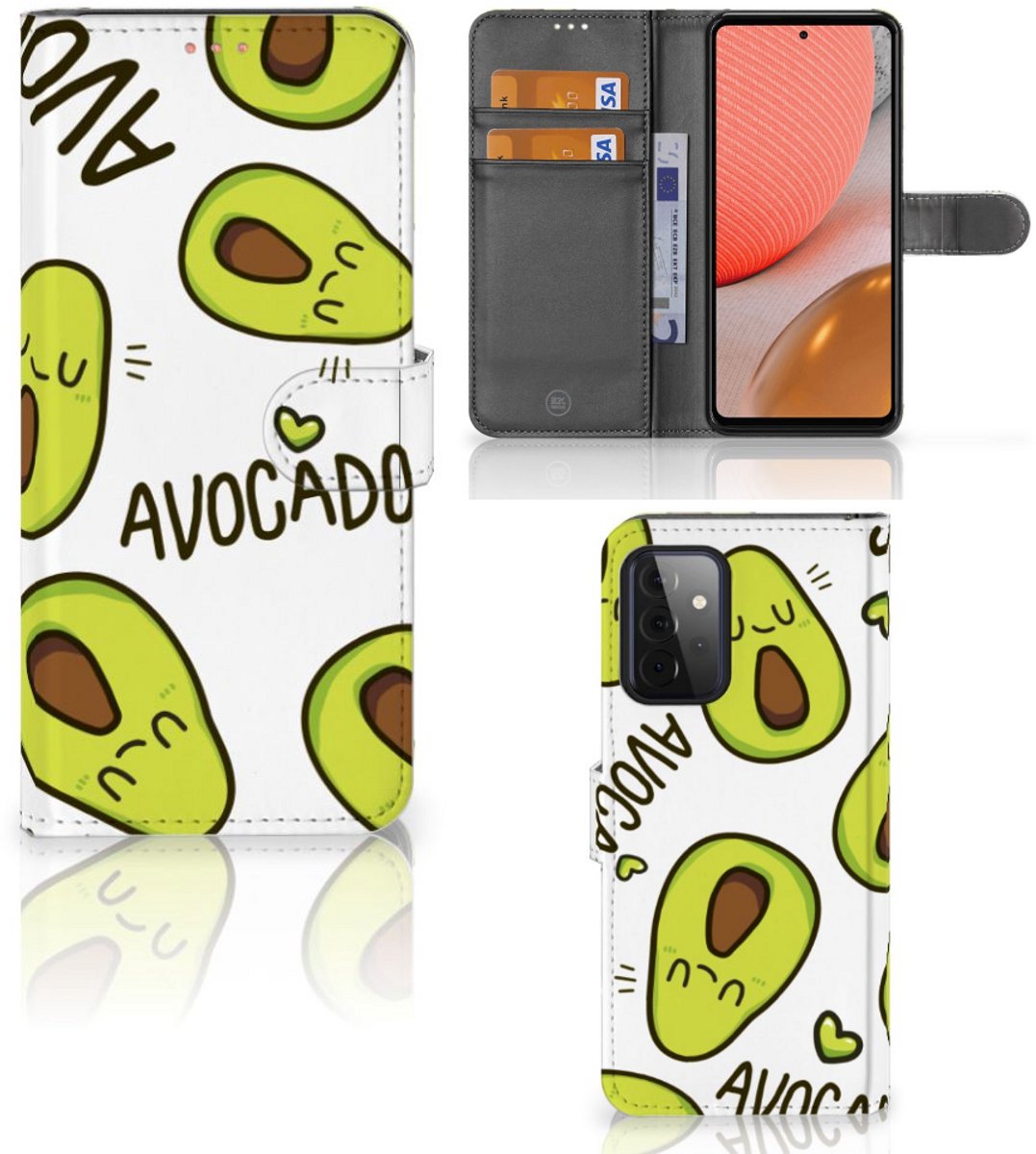 Samsung Galaxy A72 Leuk Hoesje Avocado Singing