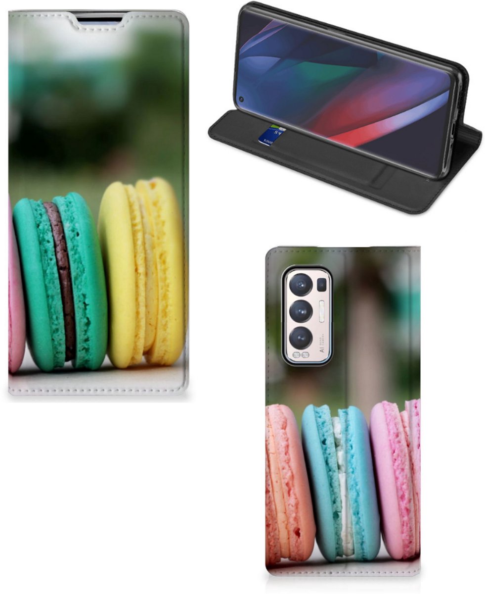 OPPO Find X3 Neo Flip Style Cover Macarons