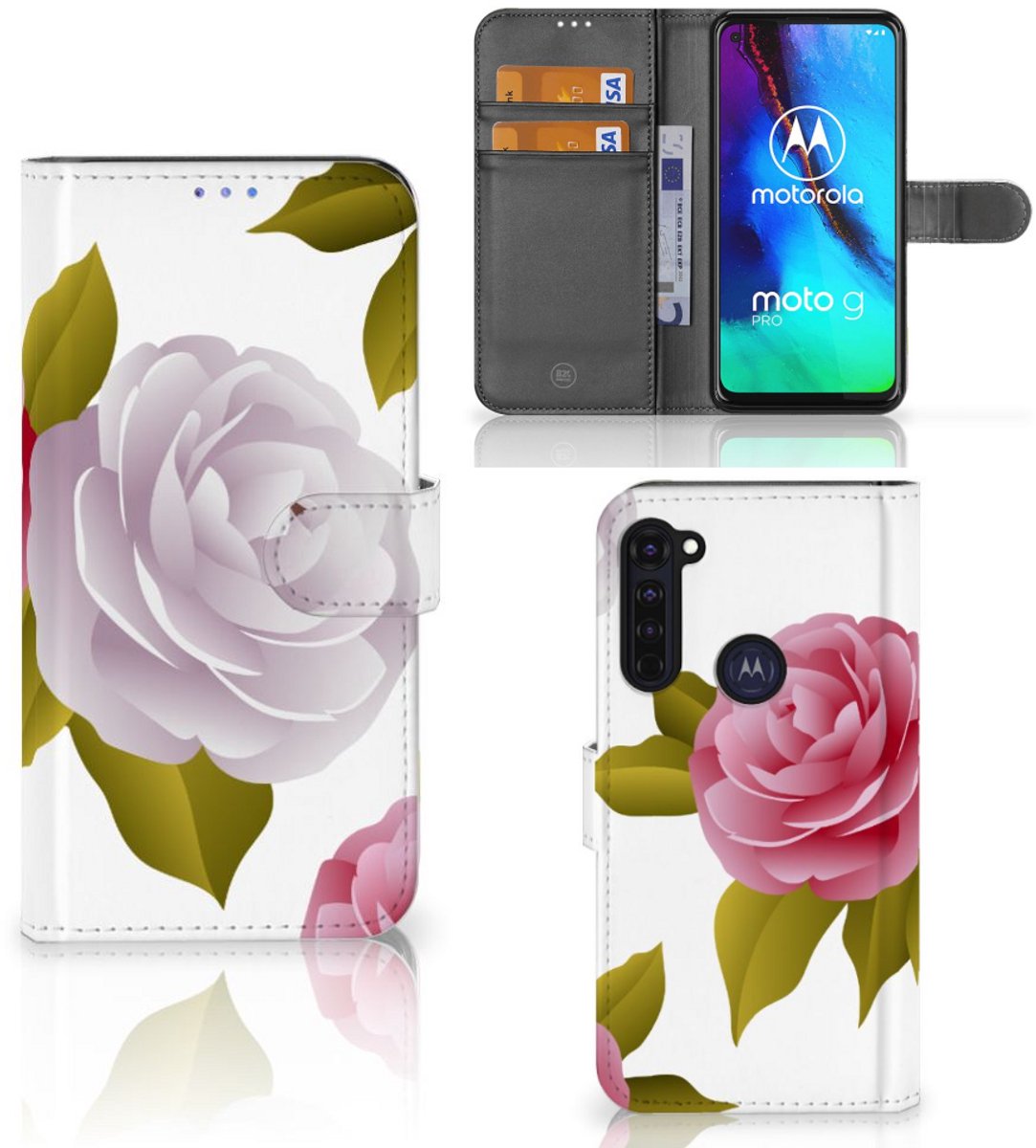 Motorola Moto G Pro Hoesje Roses