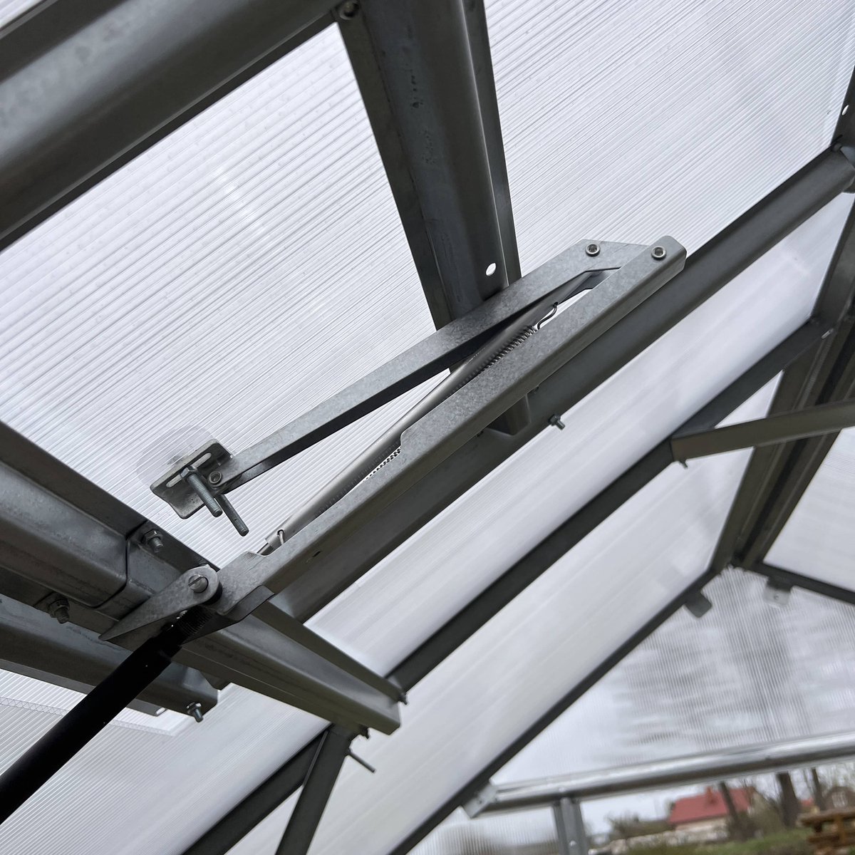 Klasika Drop roof vent for greenhouses - polycarbonate