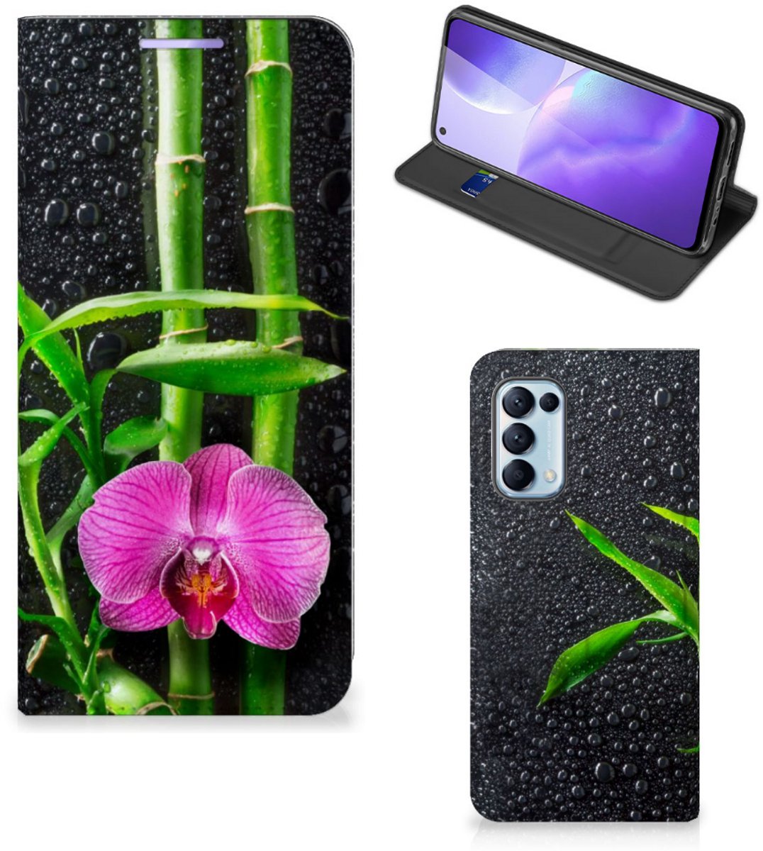 OPPO Find X3 Lite Smart Cover Orchidee