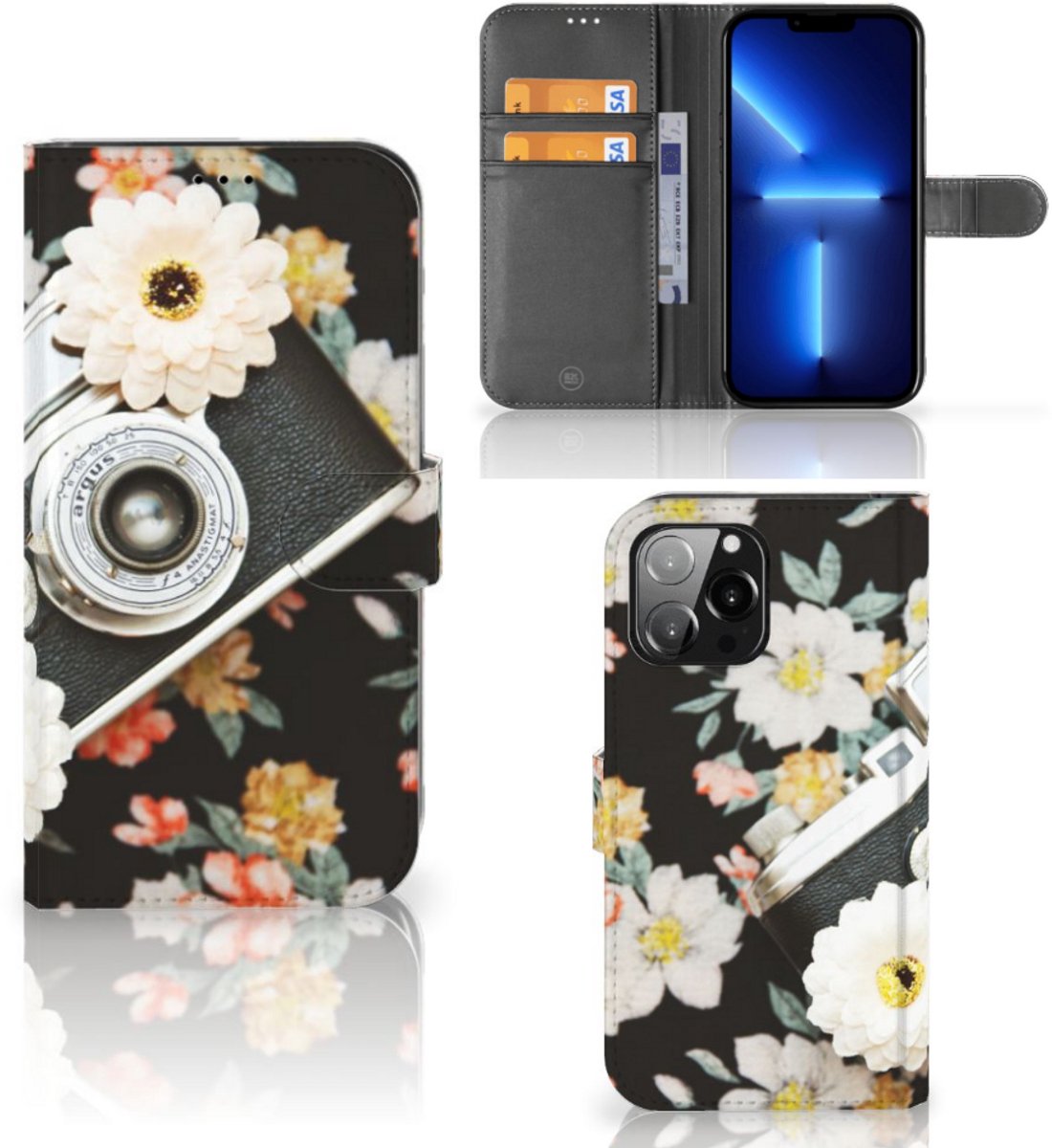 iPhone 13 Pro Max Telefoonhoesje met foto Vintage Camera