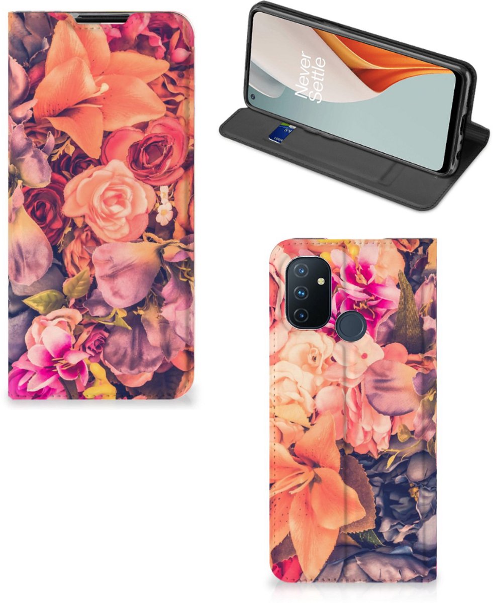 OnePlus Nord N100 Smart Cover Bosje Bloemen