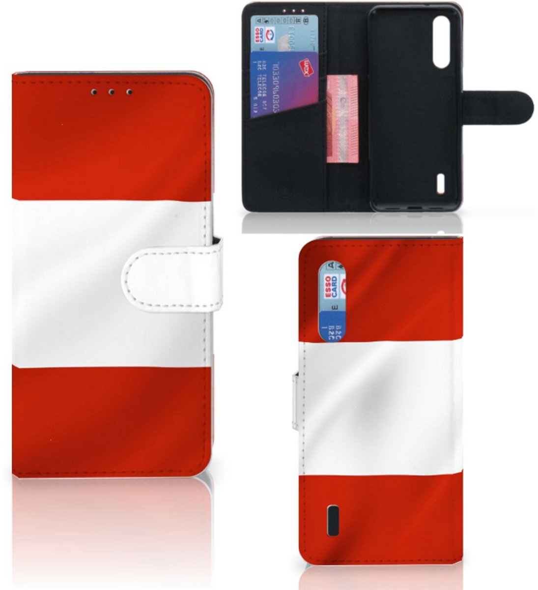 Xiaomi Mi 9 Lite Bookstyle Case Oostenrijk