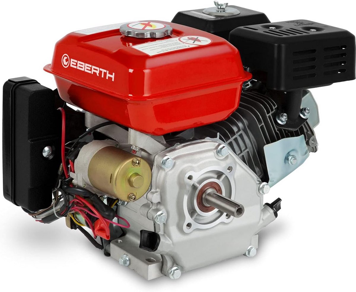 Benzinemotor 6.5 PK Stationaire Motor met E-Start en Olietekortbeveiliging