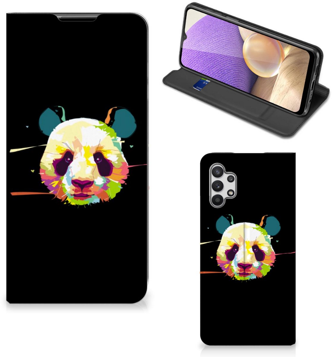 Samsung Galaxy A32 5G Magnet Case Panda Color