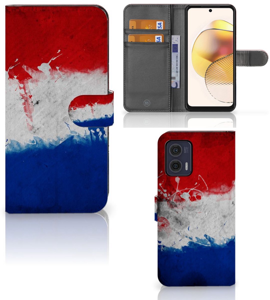 Motorola Moto G73 Bookstyle Case Nederland