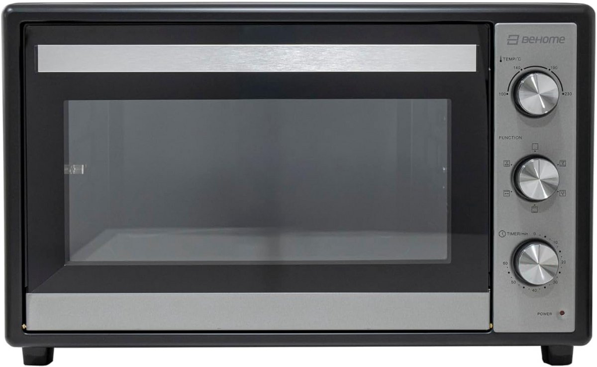 Elektrische oven met circulatielucht voor buiten - 70 liter, draaispies en grillrooster
