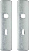 AXA Click Shield Set avec trou pour levier de verrouillage de porte d'armoire SL 56 | ALUMINIUM