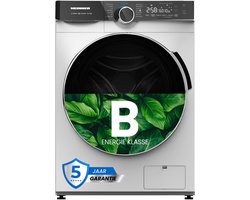 Heinner HWDM-M1014IVKB Was-droogcombinatie - 10 kg Wassen / 7 kg Drogen - 1500 tpm - Energieklasse B - Inverter Motor - 1-Uurs Wassen & Drogen - Kreukbescherming - 5 Jaar Garantie - Wit