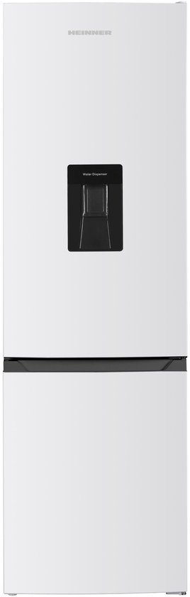 Heinner HC-HM260INVWDD Koel-vriescombinatie 260L Wit, Waterdispenser, LED, Elektronische regeling, Omkeerbare deur