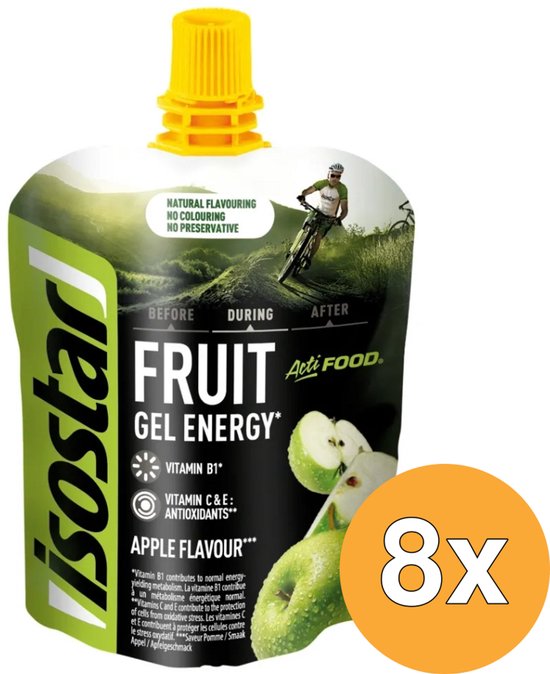 Isostar Actifood - Energieboost - Appel - 8 x 90 gr — afbeelding 5