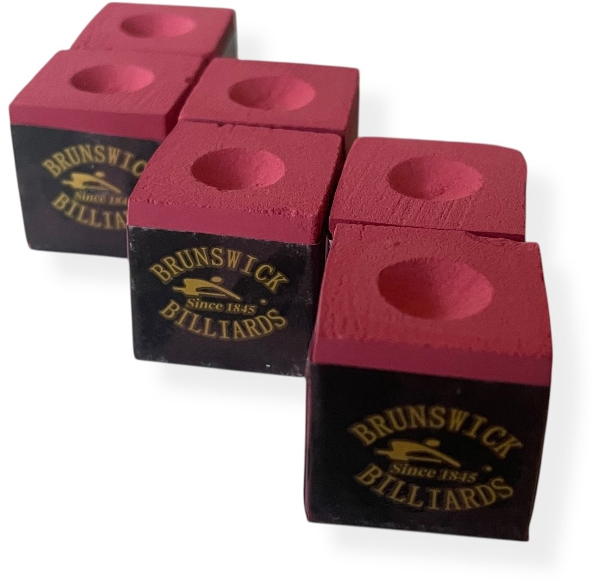 Master Master billiard - biljartkrijt - 6 stuks - biljart krijt - pool krijt - keu krijt - roze