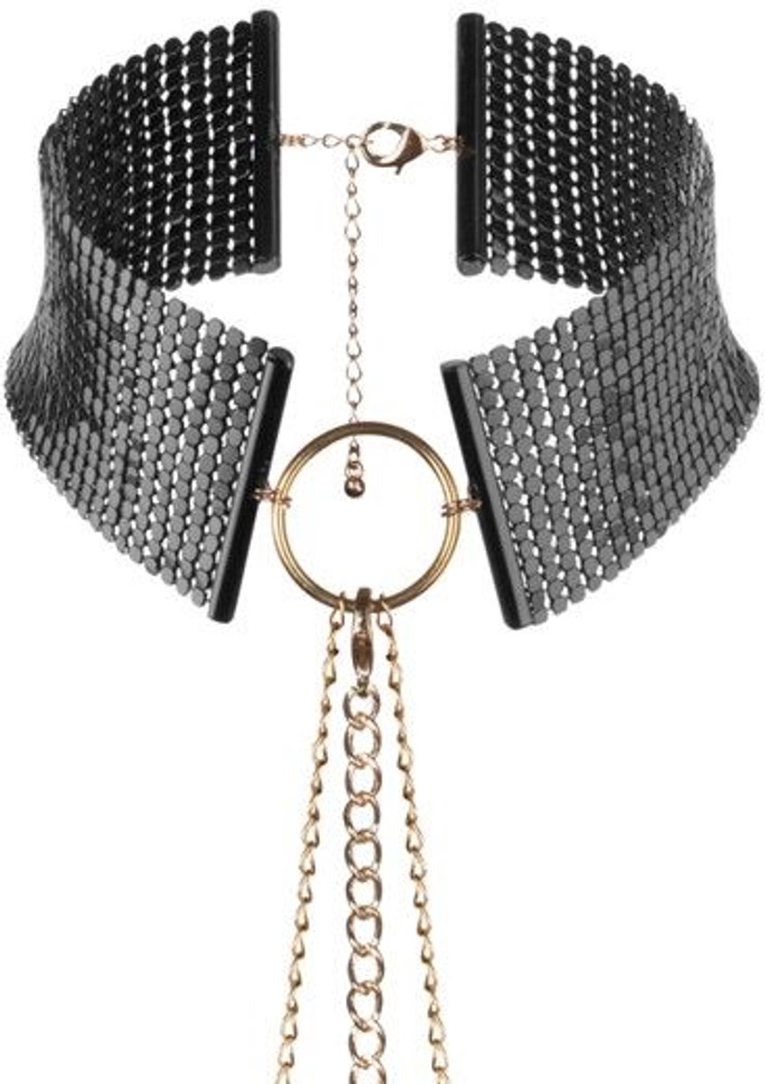Bijoux Indiscrets - DÃ©sir MÃ©tallique Collar Zwart - Sekstuigje