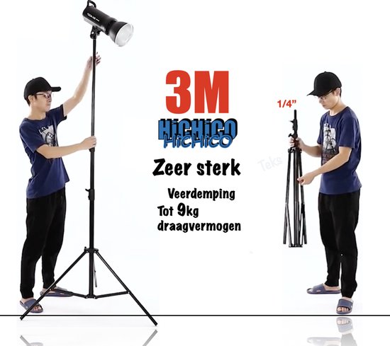 Jinbei MII 2-in-1 Draaibaar Lampstatief