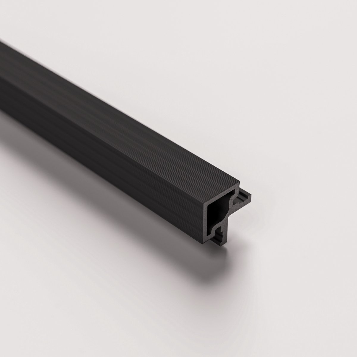 Barnwoodweb WPC Hoekprofiel Antraciet – 270 × 4,9 × 4,9 cm - Afwerkhoek voor WPC Buitenpanelen Antraciet