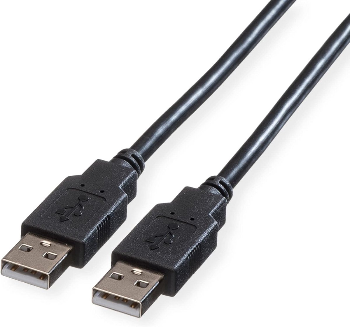USB 2.0 Kabel Type A naar A Zwart 3 Meter - Hoge Snelheid Gegevensoverdracht