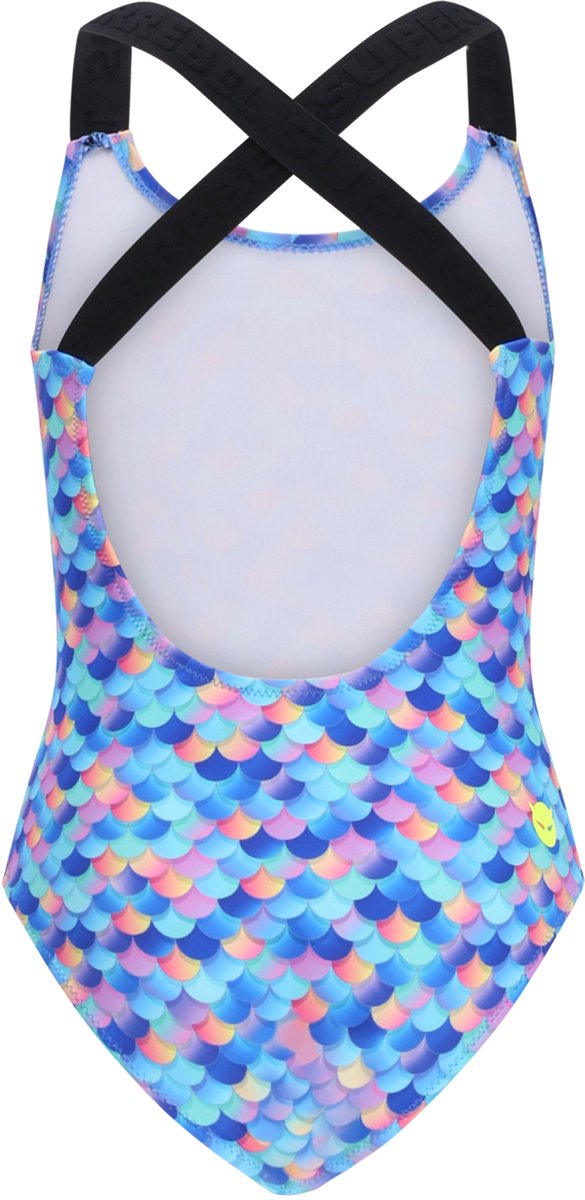SuperRebel R601 - 5001 Meisjes Badpak Mermaid Print — afbeelding 2