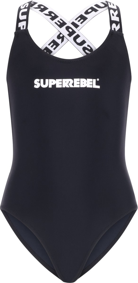 SuperRebel R601 - 5001 Meisjes Badpak Black