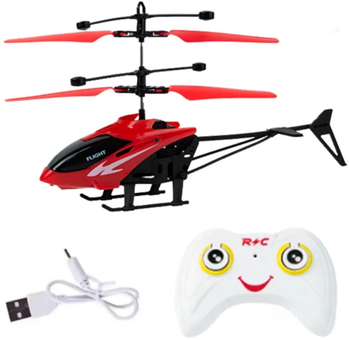 Mini Helikopter - Afstandsbestuurbaar - Drone - Helicopter — cadeau in Spellen & Speelgoed - foto 5