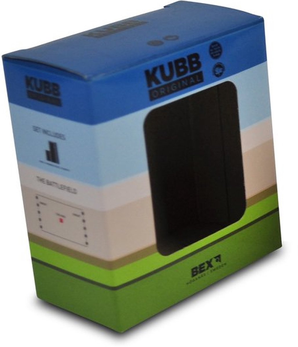 Bex Kubb Mini – Zweeds Vikingschaak – Tafelmodel & Decoratief Spel – Massief Rubberhout – Koning Met Rode Kroon – Vanaf 8 Jaar — afbeelding 8