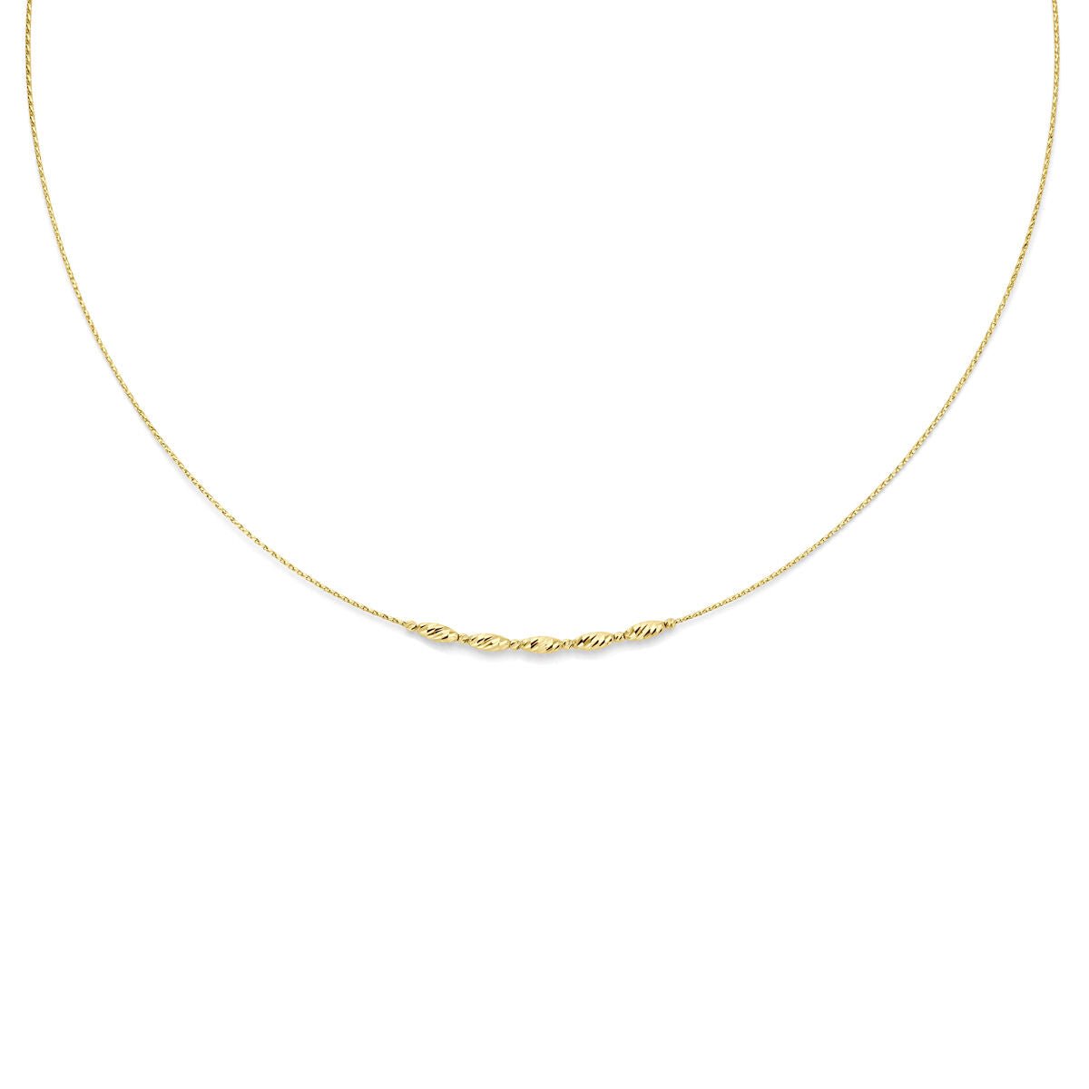 Collier gediamanteerd 40 + 4 cm