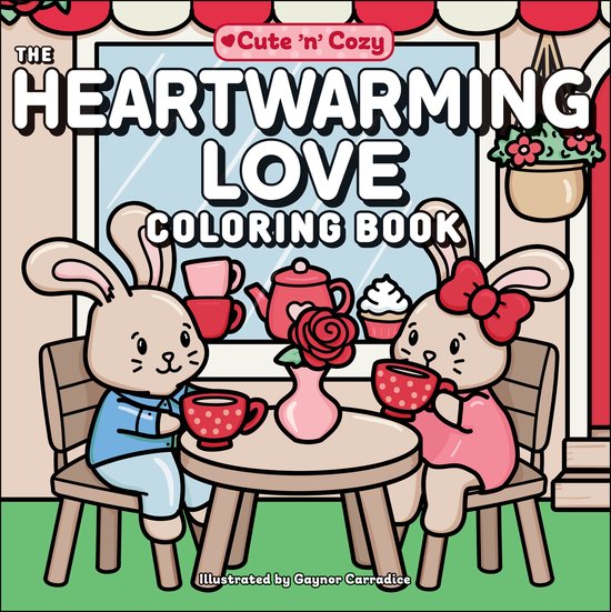 Cute and Cozy-The Heartwarming Love Coloring Book - cover