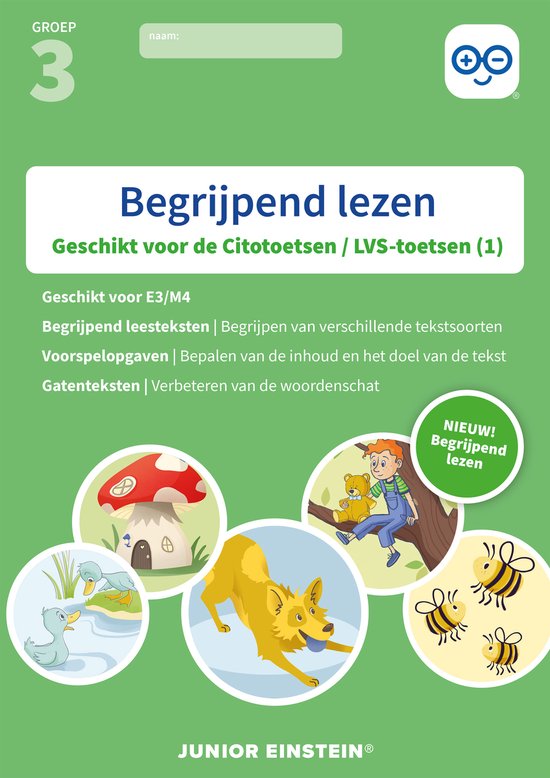 Begrijpend lezen (1) Groep 3 Oefenboek - cover