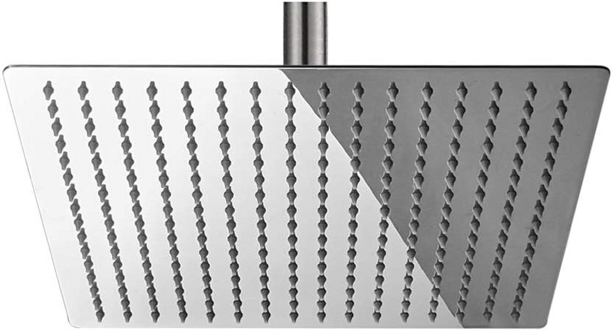 Regendouchekop 30 cm Vierkant Hoogwaardig RVS met Antikalk Nozzles