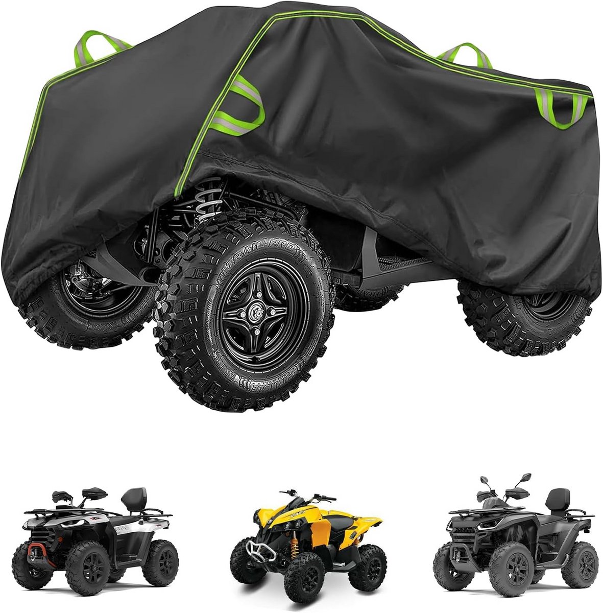 Waterdicht Quad Afdekzeil - Robuuste & UV-bestendige Voertuigbescherming (210x115x120 cm)