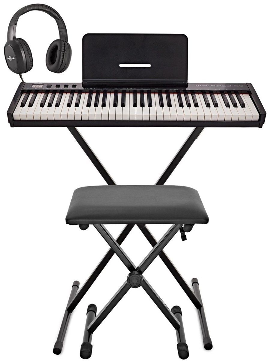 VISIONKEY-50 draagbaar digitaal keyboard, standaardpakket