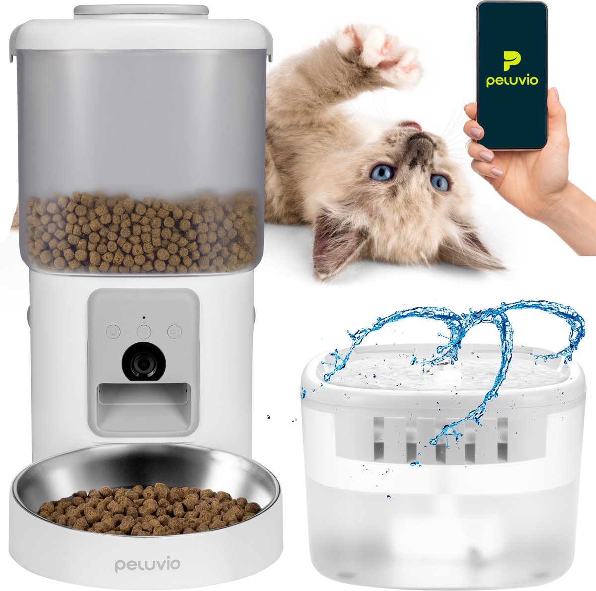 Peluvio Feast Voerdispenser met Camera (EAN: ...6849)