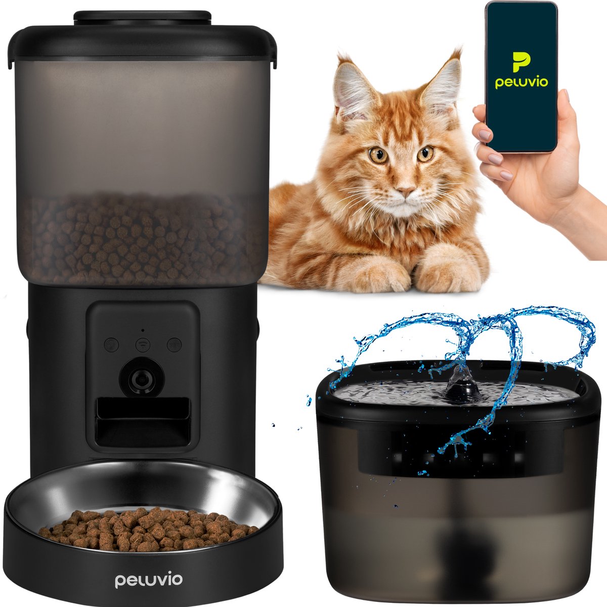 Peluvio Feast Voerdispenser met Camera - Peluvio - €99,99