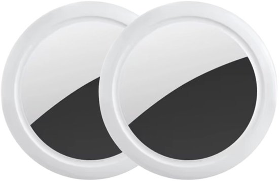 Guardyan® Slimme GPS Tracker Wit- Apple Find My - Koffer Tracker - GPS tracker - Bagage tracker - Sleutelvinder - Keyfinder voor sleutels - Sleutelzoeker - Sleutelhanger geschikt voor AirTag - 2 Stuks